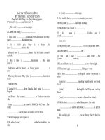 Bài tập tiếng anh lớp 6   thcs 