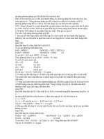 Áp dụng phương pháp quy đổi để làm bài toán hoá học 