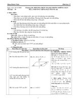 Giáo án hình học lớp 12 tiết 30 