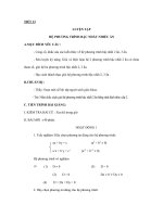 Tiết 13 luyện tập hệ phương trình bậc nhất nhiều ẩn 