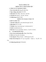 THỰC TRẠNG CẢI CÁCH THỦ TỤC HÀNH CHÍNH TẠI ỦY BAN NHÂN DÂN QUẬN TÂY HỒ