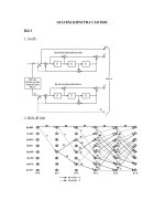 Giải bài kiểm tra giữa kỳ cao học viễn thông