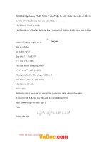 Giải bài tập trang 19, 20 SGK toán 7 tập 1 lũy thừa của một số hữu tỉ 