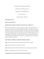 Hải dương đề thi thử THPT quốc gia 2015 môn văn trường THPT kim thành 