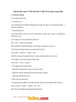 Giải bài tập trang 11 SGK hóa lớp 9 một số oxit quan trọng (tiếp) 