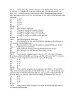 Bài tập các phương pháp chon giống chon lọc 