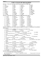 UNIT 3: WAYS OF SOCIALIZING