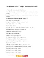 Giải bài tập trang 41, 42 SGK toán lớp 6 tập 1 dấu hiệu chia hết cho 3 và 9 