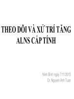 Xử trí tăng áp lực nội sọ cấp