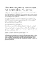 Hình tượng nhân vật trữ tình trong bài xuất dương lưu biệt của phan bội châu 