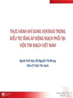 Thực Hành Khí Dung Ventavis Trong Điều Trị Tăng Áp Động Mạch Phổi