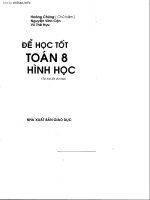 Để học tốt môn toán 8 hình học 
