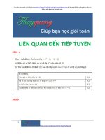 Tổng hợp các bài toán về tiếp tuyến   chi co de 