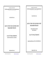 Quản trị quan hệ khách hàng cá nhân tại ngân hàng Nông nghiệp và phát triển nông thôn chi nhánh tỉnh Đăk Lăk