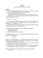 BÀI TẬP Cấu trúc điện tử và liên kết trong vật liệu