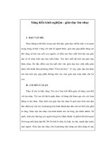 Sáng kiến kinh nghiệm   giáo dục âm nhạc 