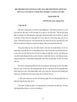 Đổi mới kiểm tra đánh giá thúc đẩy đổi mới phương pháp dạy môn vật lí ở trung tâm hướng nghiệp và gdtx cấp thpt 