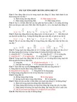BÀI tập TỔNG hợp CHƯƠNG SÓNG điện từ