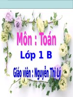 Bài dự thi môn toán lớp 1