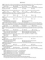 12 đề thi thử vật lý 12 