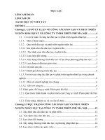 Công tác đào tạo và phát triển nguồn nhân lực tại công ty trách nhiệm hữu hạn Thiên phú Hà nội