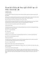 Soạn bài kể chuyện theo ngôi kể kết hợp với miêu tả và biểu cảm 