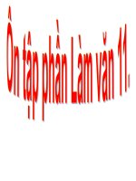 Tuần 35 Ôn tập phần làm văn lớp 11