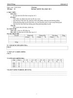 Giáo án hình học lớp 12 tiết 43 