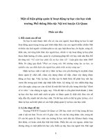 Một số biện pháp quản lý hoạt động tự học của học sinh trường phổ thông dân tộc nội trú 