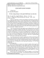 Tổ chức, sử dụng hiệu quả và bảo quản tốt thiết bị dạy học môn vật lý 