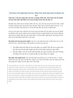 Cách làm 1 bài nghị luận văn học   phân tích, bình luận một tác phẩm văn học 