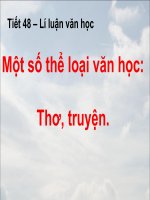Tuan13  mot so the loai van hoc tho truyen78 