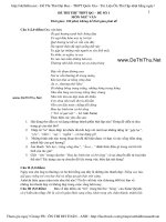 đề thi thử thpt quốc gia năm 2016 môn ngữ văn đề số 1 