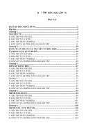 Các dạng bài tập môn hóa học lớp 10 