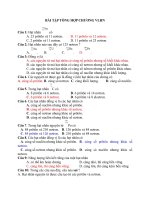 BÀI tập TỔNG hợp CHƯƠNG VLHN