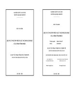 Quản lý Quản lý nguồn nhân lực ngành Giáo dục của tỉnh Vĩnh Phúc