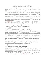 GIẢI CHI TIẾT vạt lý hạt NHÂN 2012