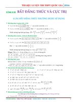 Tổng hợp các bài bất đẳng thức hay năm 2016 