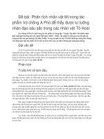 Phân tích sức sống tiềm tàng của nhân vật mị 