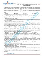 500 bài tập trắc nghiệm dao động và sóng điện từ ( hay, khó) 