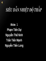 Siêu dẫn nhiệt độ thấp  có bản text hỗ trợ ,xin xem thêm trong list của tôi 