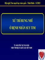 Xử trí rung nhĩ ở bệnh nhân suy tim