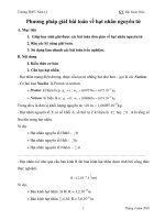 Sáng kiến kinh nghiệm  phương pháp giải bài toán về hạt nhân nguyên tử 