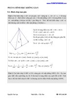 PHẦN 8  HÌNH học KHÔNG GIAN 