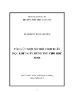 Sáng kiến kinh nghiệm lứa tuổi tiểu học   3 