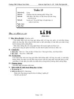 Giáo án ngữ văn lớp 9 tuần 13 