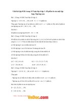 Giải bài tập SGK trang 14 toán lớp 6 tập 1 số phần tử của một tập hợp, tập hợp con 