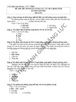 đề thi môn ngữ văn