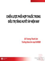 Phối hợp thuốc trong điêu trị tăng huyết áp