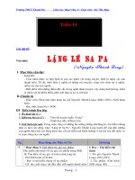 Giáo án ngữ văn lớp 9 tuần 14 